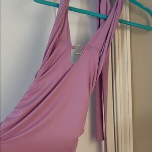 Lavender Halter Dress